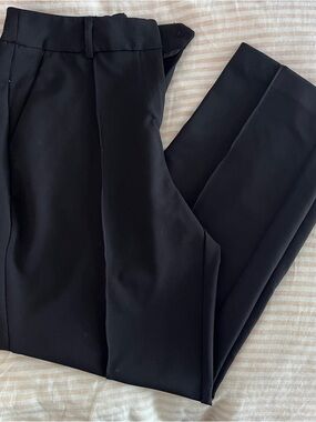 Rachel Zoe Black Cropped Ankle Tailored Pants